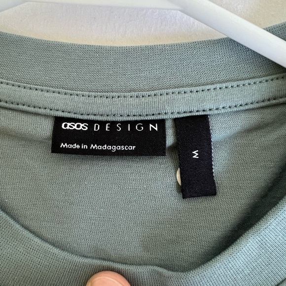 Blue ASOS Design Long sleeve shirt  Men’s M - Picture 3 of 3